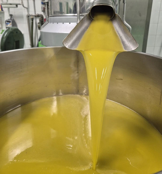 Cold pressed olive oil